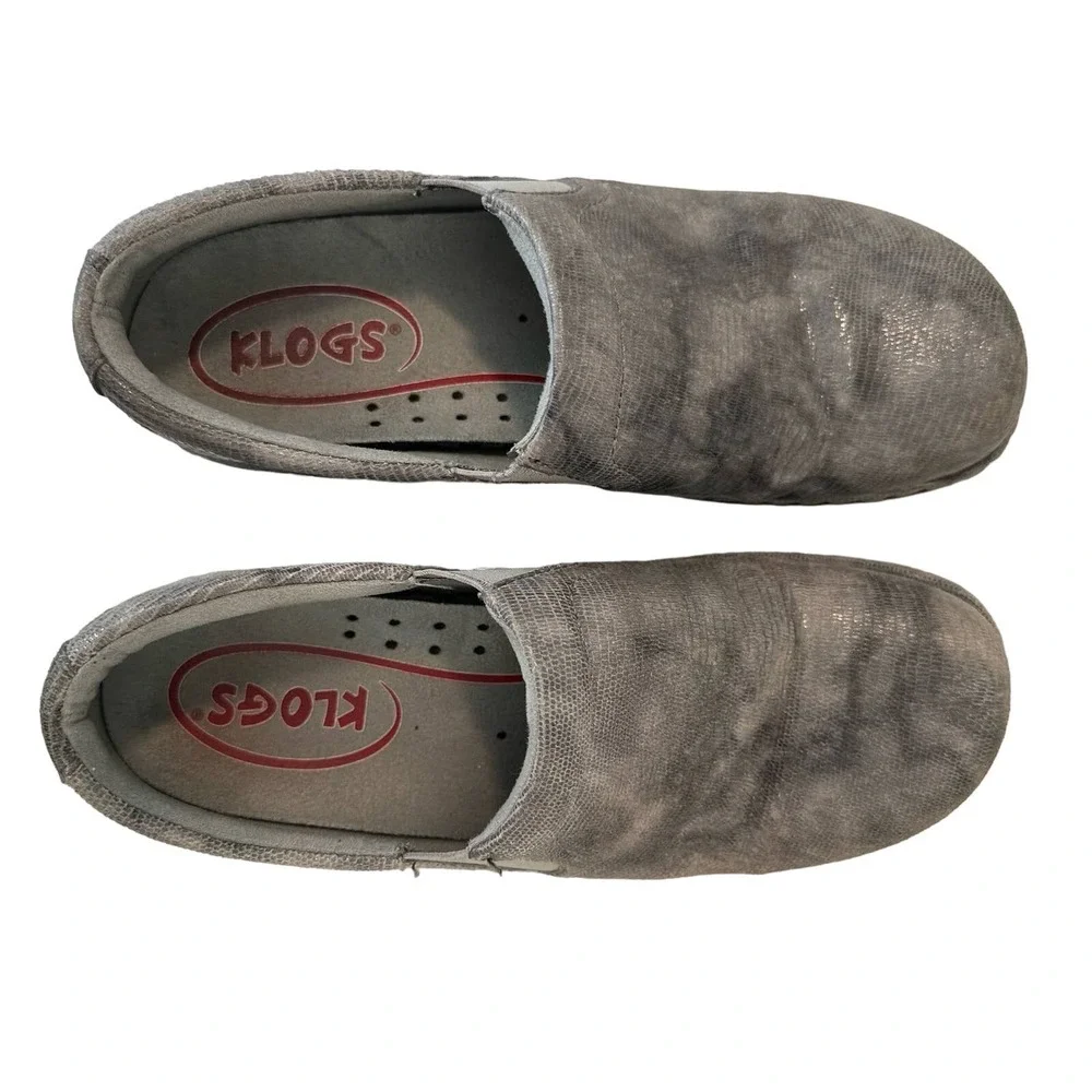 Klogs | Womens Size 6.5 Naples Gray Cloud Clogs Nursing Slip Resistant